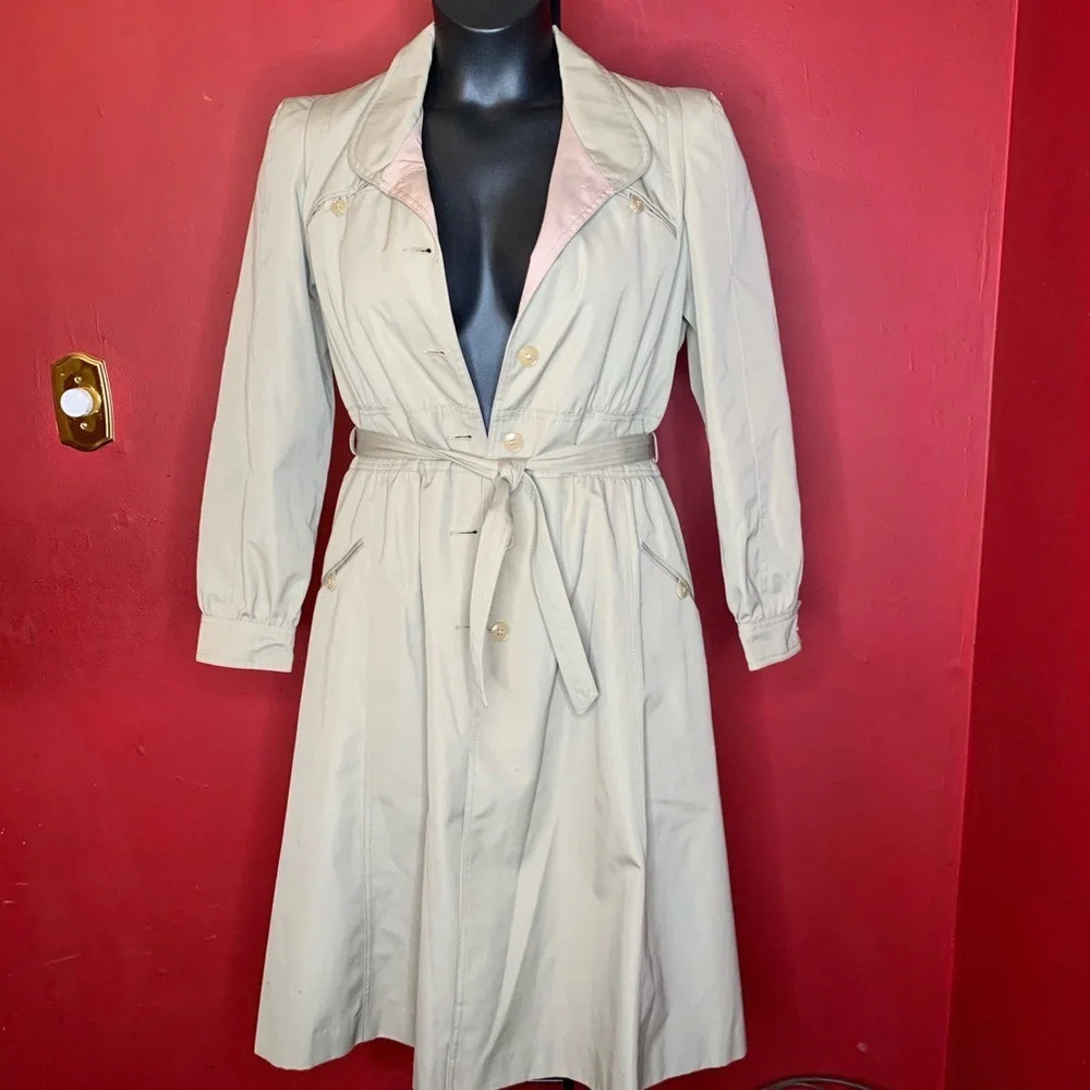 J. Gallery Vintage Women’s Belted Trench Coat